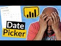 Build a DATE PICKER in Power BI Desktop