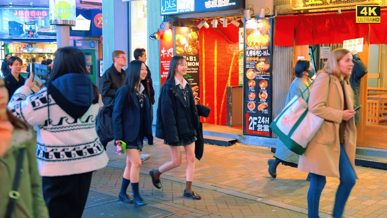 4K HDR Japan travel 2026 | Walk in Shibuya (渋谷) Tokyo Japan | City ambience Nature for relaxing