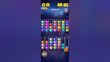 Ball Sort Puzzle 2021 Level 202 Walkthrough Solution iOS/Android