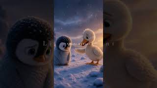 The penguin finally found a friend… 🥺#shorts #penguin #cute #animation #story #friendship