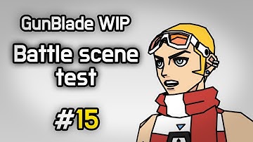 [GunBlade] Battle scene test / key animation WIP 15 / 3ds max toon render