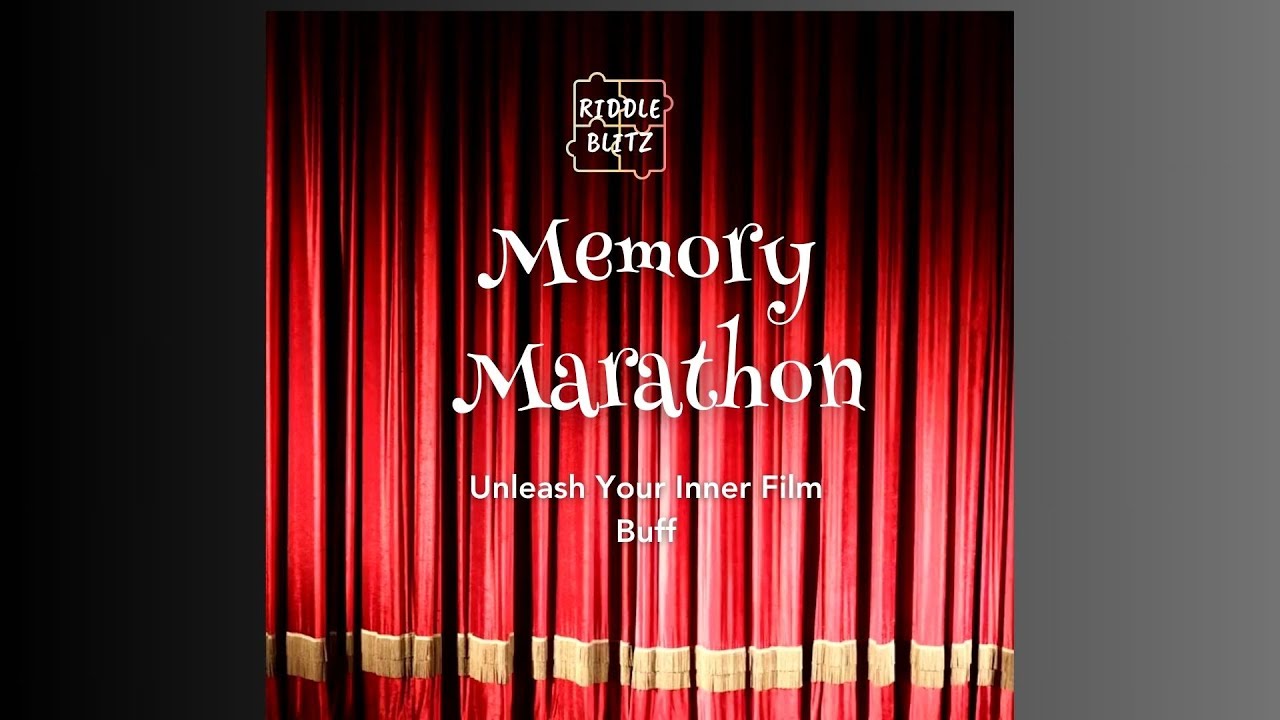 Memory Marathon Unleash Your Inner Film Buff YouTube