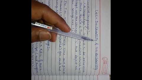 Undecidability, Part-1, TOC, Unit-5, CSE, Raza Shashi, MITRC Alwar