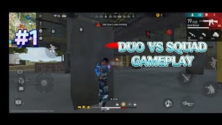 Duo Vs Squad Gameplay|Free Fire Gameplay
