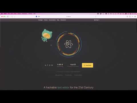 How To Download "ATOM" a Text Editor For Your Code