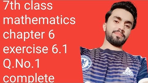 class 7th exercise 6.1 Q.No.1 complete ll 7th maths unit 6 exercise 6.1 ll iqbal sun series