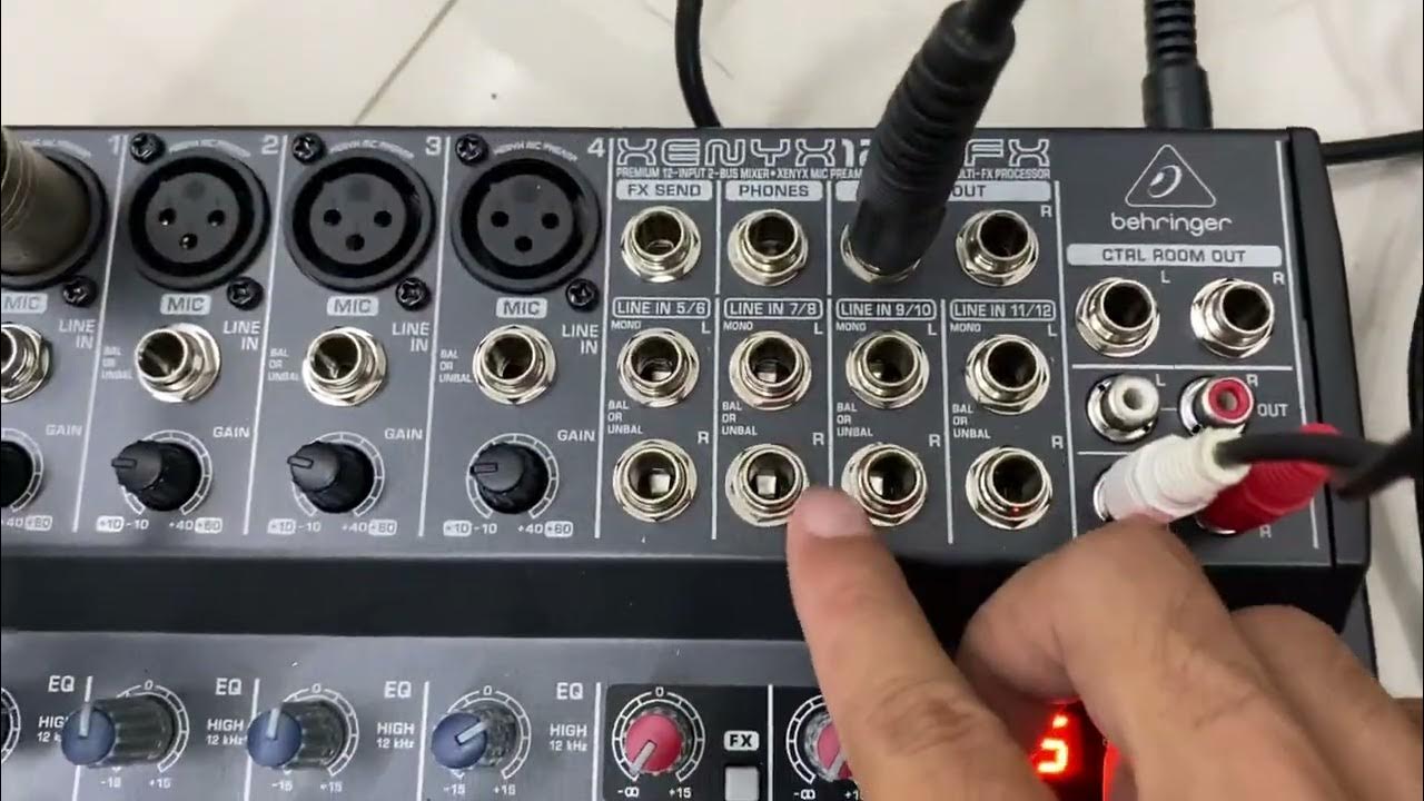 1202fx behringer Xenyx YouTube
