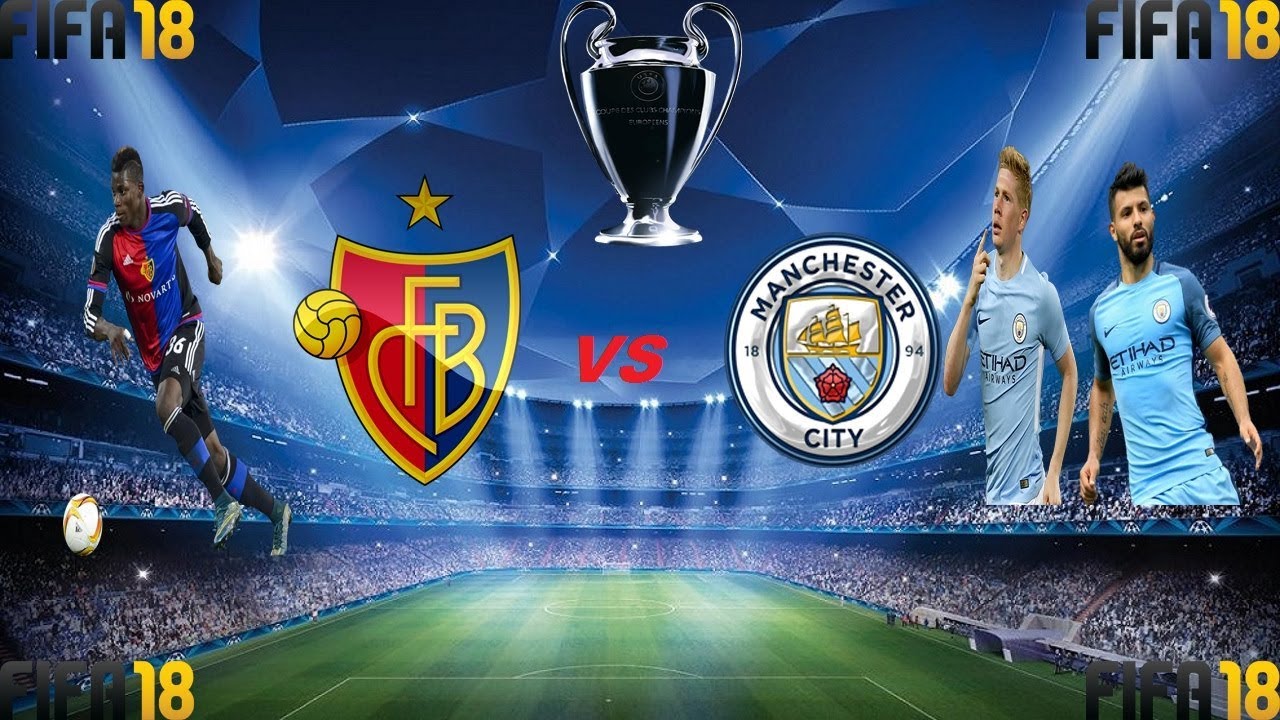 BASEL VS MANCHESTER CITY|RESUMEN Y GOLES HD 1080p.|CHAMPIONS LEAGUE 2018|16VOS DE FINAL IDA|FIFA18.