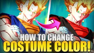 HOW TO CHANGE COSTUME COLOR FOR YOUR UNITS! (Dragon Ball LEGENDS)