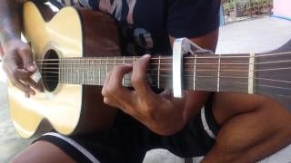 Random Dm riff (tuned half step, capo 3rd fret)