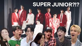 people's reactions to super junior members' appearances on shows