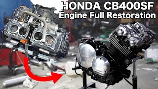 [HONDA CB400SF Motorcycle Restoration Part 3] Overhaul of a very popular engine in Japan by ふみっちょドライビング 231,180 views 7 months ago 1 hour, 2 minutes