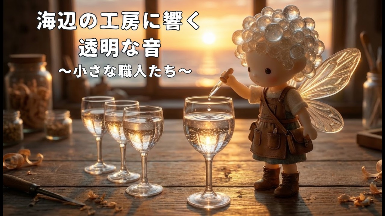 海辺の工房に響く透明な音｜ASMR