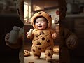 🍪 + 🍼 = ultimate snack comboWarning: Cuteness level = dangerously delicious! #baby #ai