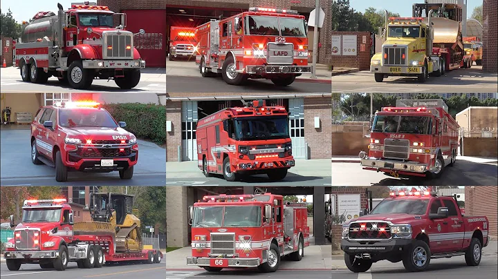 Los Angeles City Fire Dept. Response Collection Volume II [LAFD] (Compilation 2025 #4)