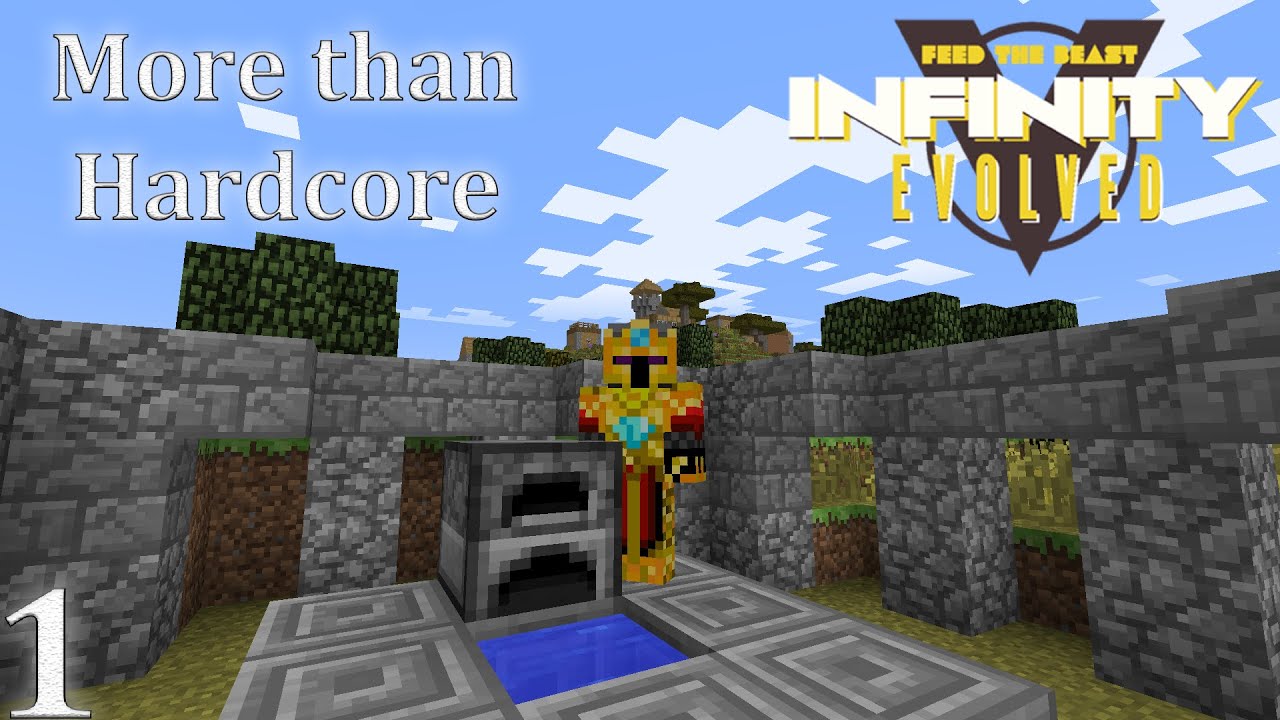FTB Infinity Evolved (ep 1) More than Hardcore - YouTube