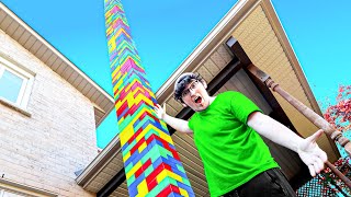 BUILDING WORLDS TALLEST GIANT LEGO TOWER!