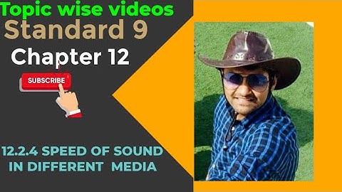 NCERT Science class 9 chapter 12 12.2.4 SPEED OF SOUND IN DIFFERENT MEDIA