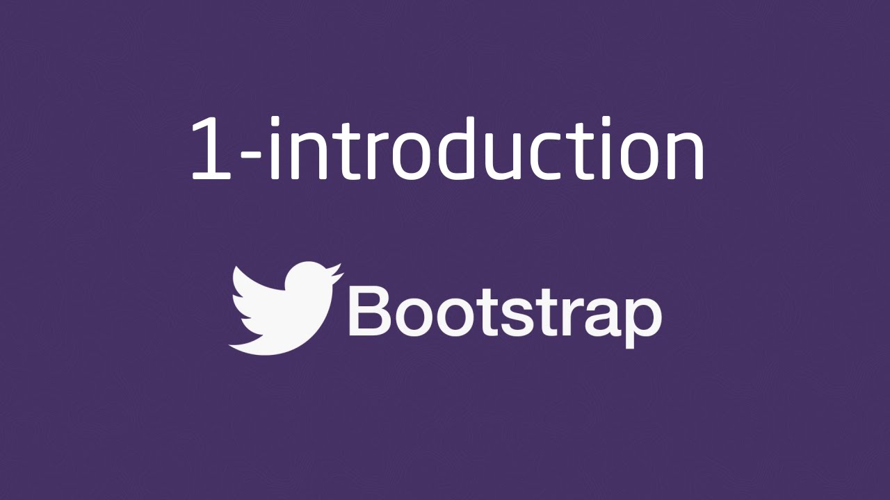 #Twitter Bootstrap for Web Design - 1 : Introduction - YouTube