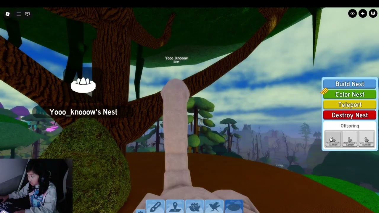 Let's FLY! flying as a swan in feather family in roblox