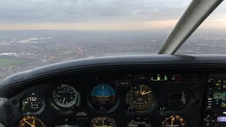 Flight Vlog | Manchester VFR Zone Transit With Radio Trouble | ATC Audio