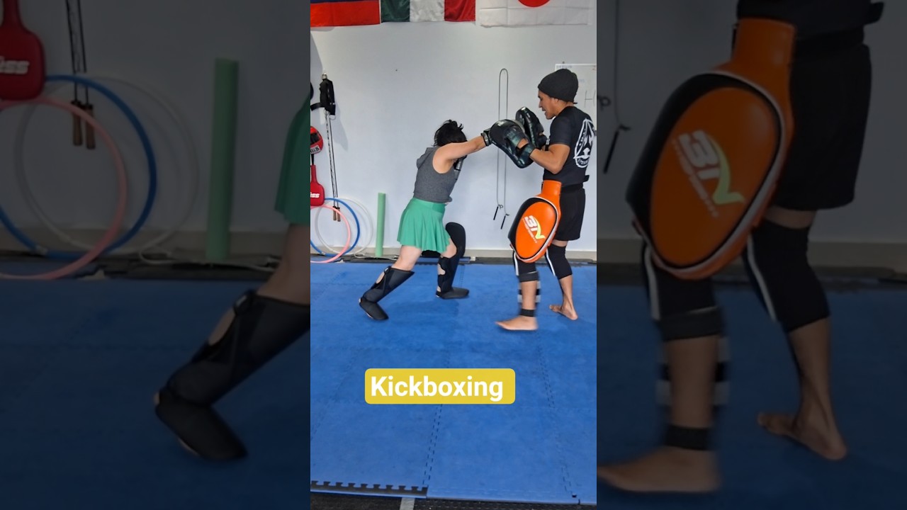 pr&aacute;ctica b&aacute;sica de combinaciones. #mexico #tijuana #mma #kickboxing