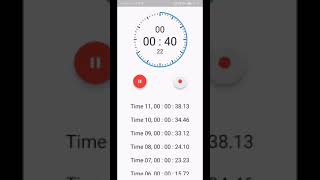 Stopwatch, Flutter & Android