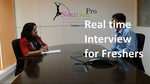 Interview tips by Freshersworld.com (NextGen Pro Placement Preparation Program) Part-2