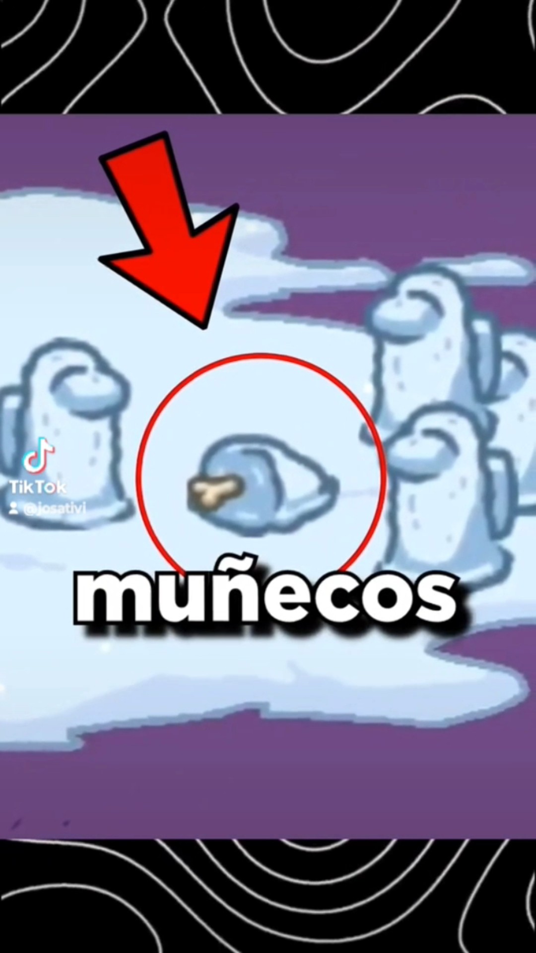 EL MISTERIO DE LOS MUÑECOS DE NIEVE ? #amongus #josativi #youtube #shorts #miedo #terror