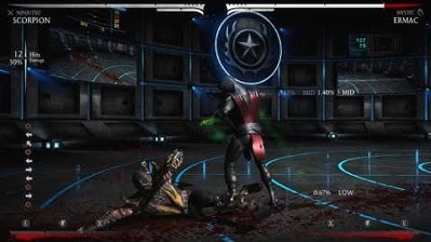 Mortal Kombat Xl scorpion combo 32% Ninjutsu variation