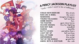 ❝Look, I didn't want to be a halfblood❞  a percy jackson playlist