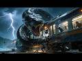 2025 Newest Movie Giant Python Storms Into A Train Kills Wildly Survivors Search For A Way Out