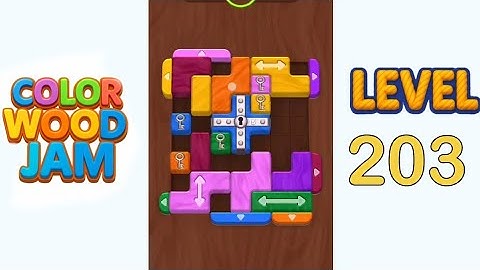 Color Wood Jam Level 203 Walkthrough Solution