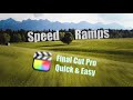 How to SPEED RAMP in final cut pro - BEGINNER TUTORIAL