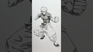 Speed Drawing StickMan Gojo Satoru #drawing #anime #satorugojo #jujutsukaisen #shorts