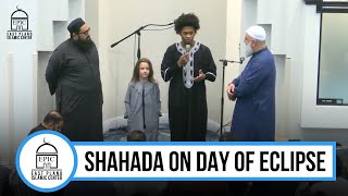 Shahada on Day of Eclipse | EPIC Shahada | Ustadh Mohamad Baajour by EPIC MASJID 3,095 views 1 month ago 2 minutes, 51 seconds