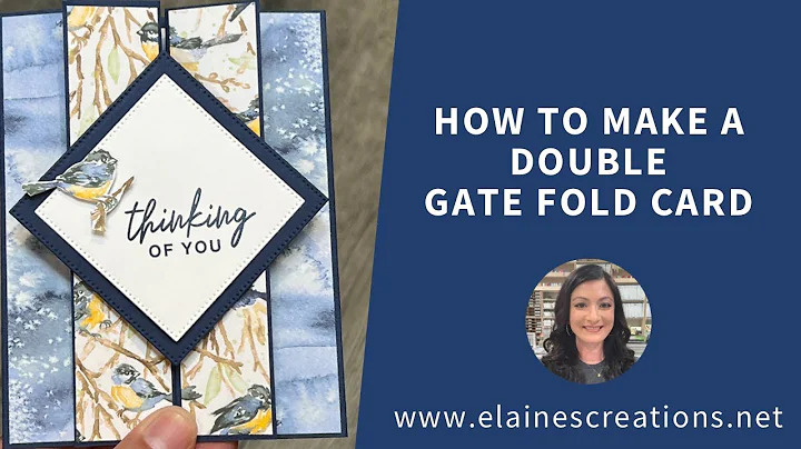 How to Make a Double Gate Fold Card!