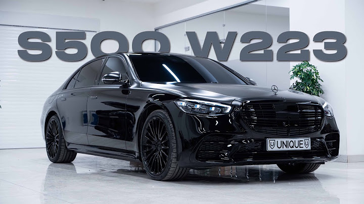 Black Gloss & Satin Two Tone Mercedes S500 W223 | 4K