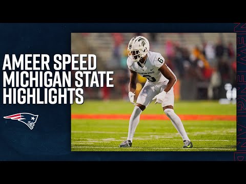 Ameer Speed College Highlights, Michigan State, CB | New England Patriots 2023 NFL Draft Pick