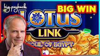 BIG WIN RUMBLE! Lotus Link Soul of Egypt Slot - HOT NEW GAME! screenshot 2