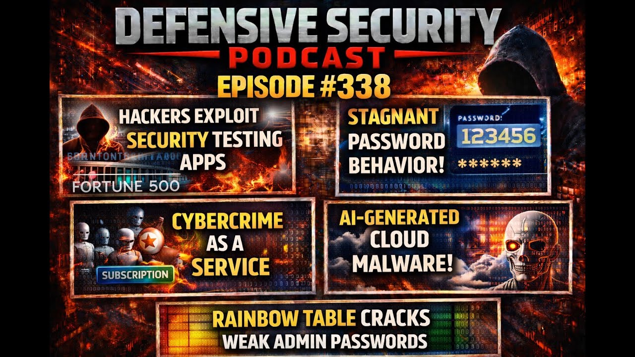 Defensive Security Podcast Episode 338