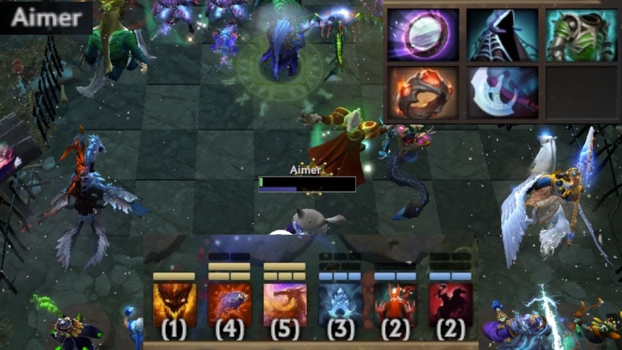 sven 5dragon + 4naga to counter my own kotl3? - Dota Auto Chess DAC