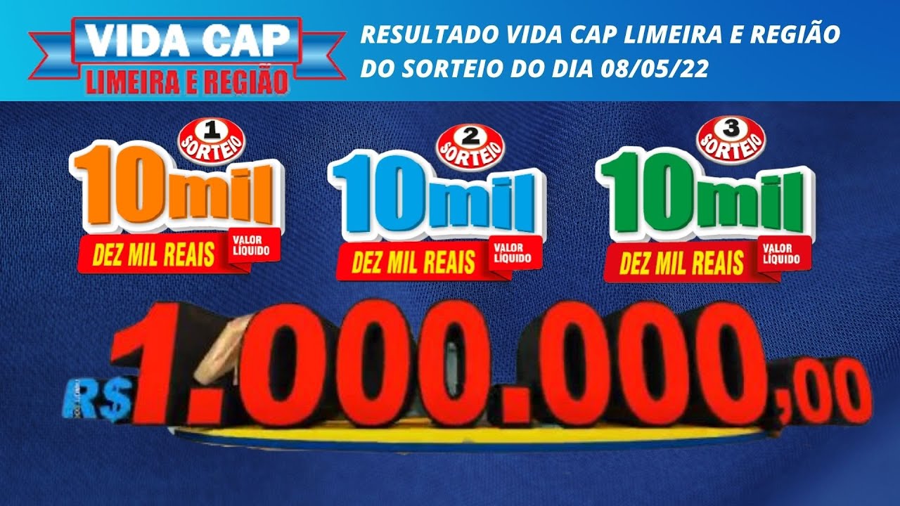 Resultado Vida Cap Limeira E Região 080522 Youtube