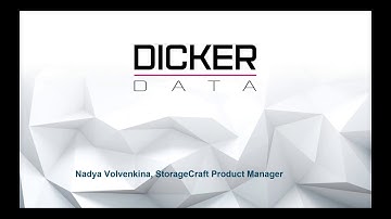 StorageCraft Cloud Services DRaaS webinar with Dicker Dicker Data NZ