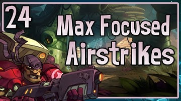 Awesomenauts - Ted McPain Gameplay - "Max Focused Airstrikes"