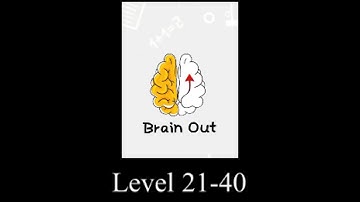 Brainout level 21-40 ll Easy game ll solved game ll