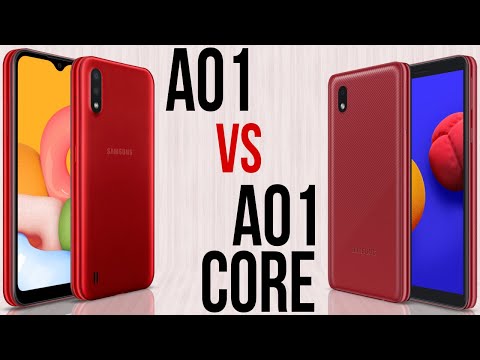 A01 vs A01 Core Comparativo
