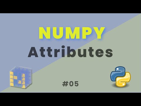 These attributes will make coding easy| Numpy Attributes| Numpy - series #05