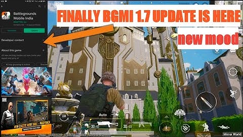 BGMI New Update Ho Nahi Raha Hai, BGMI 1.7 Update Not Showing in Play Store, bgmi 1.7 update is here