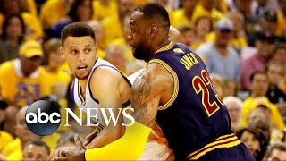 Warriors Vs Cavs Game 2 Highlights NBA Finals | Curry and Lebron James Battle Again